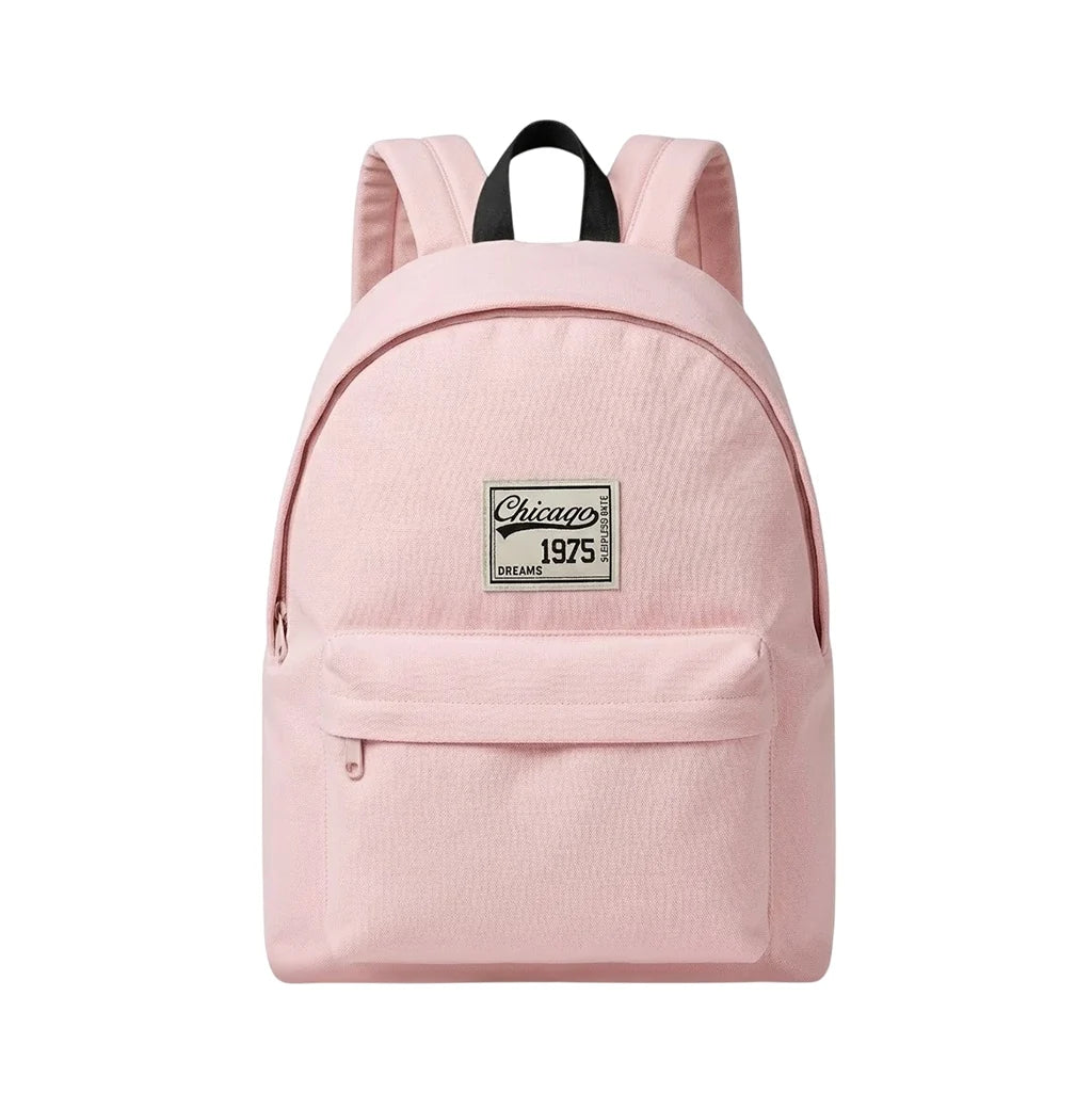 Sac à Dos Vintage "Chicago 1975" – Sac Scolaire et Urbain en Toile Robuste
