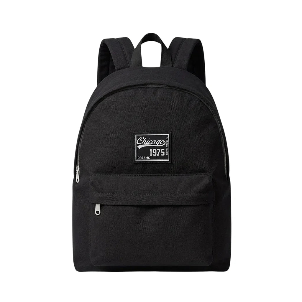 Sac à Dos Vintage "Chicago 1975" – Sac Scolaire et Urbain en Toile Robuste