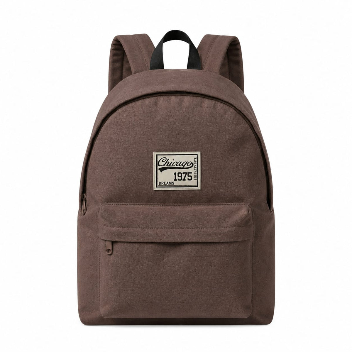 Sac à Dos Vintage "Chicago 1975" – Sac Scolaire et Urbain en Toile Robuste